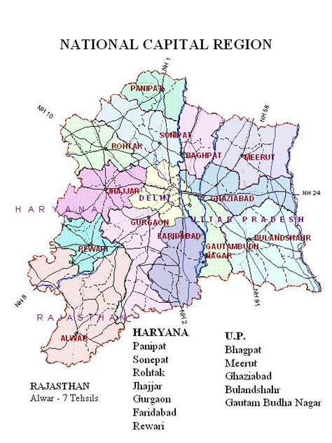 national capital region cities